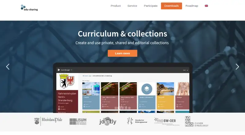 edu-sharing's website