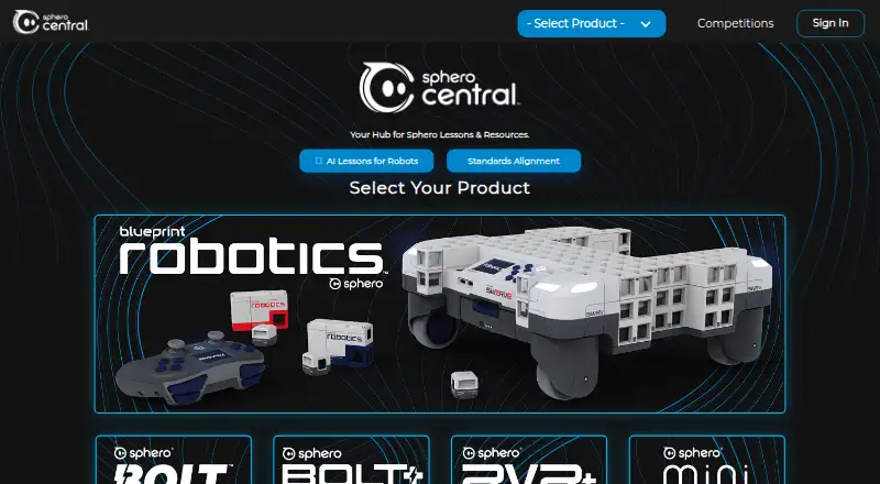 Sphero Edu's website