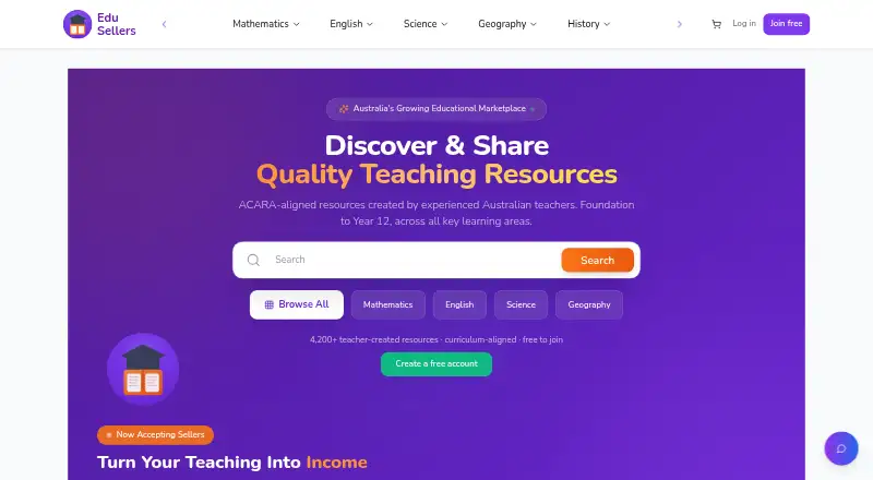 EduSellers's website