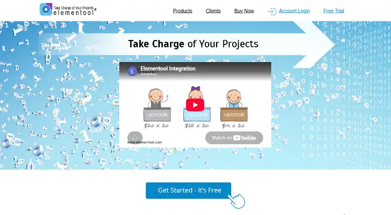 Elementool's website
