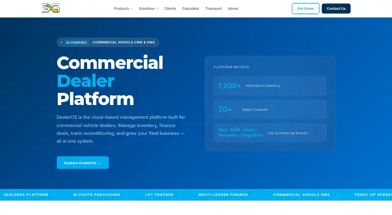 DealerOS's website