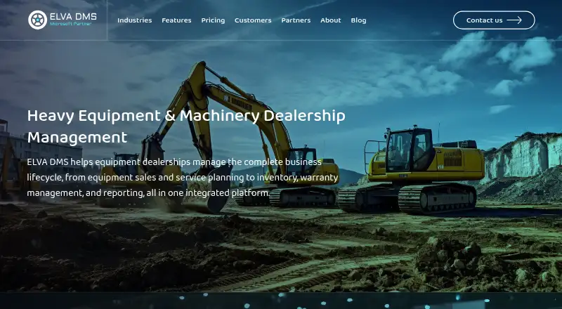 ELVA DMS's website