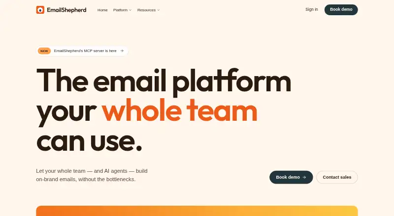 The EmailShepherd homepage
