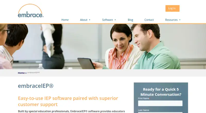 EmbraceIEP's website