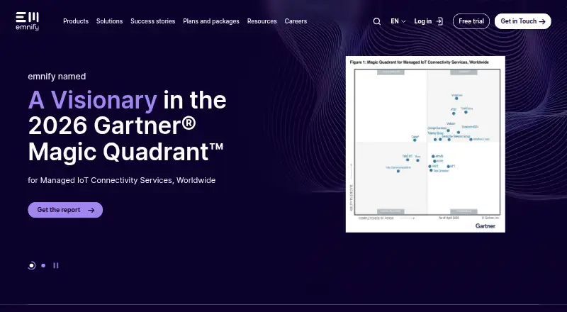 emnify Portal's website