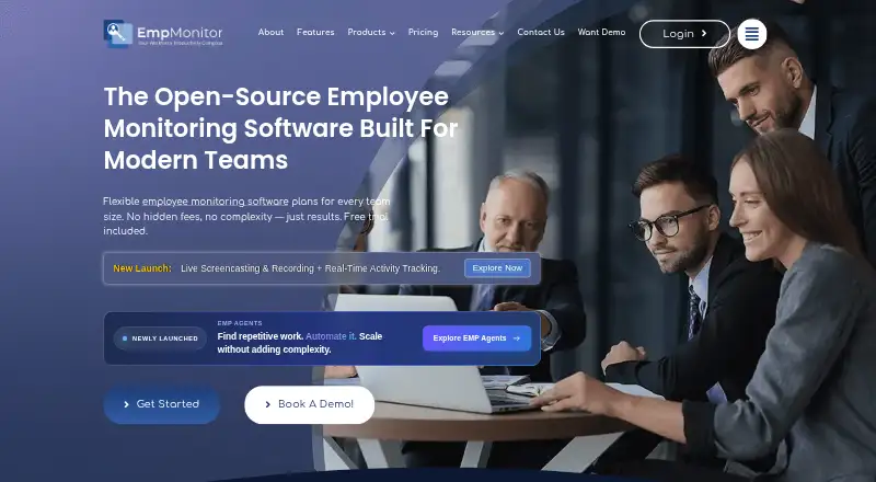 EmpMonitor's website