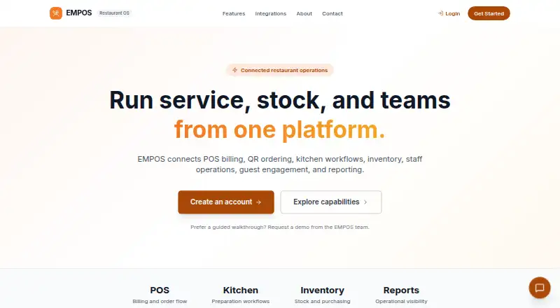The EMPOS homepage