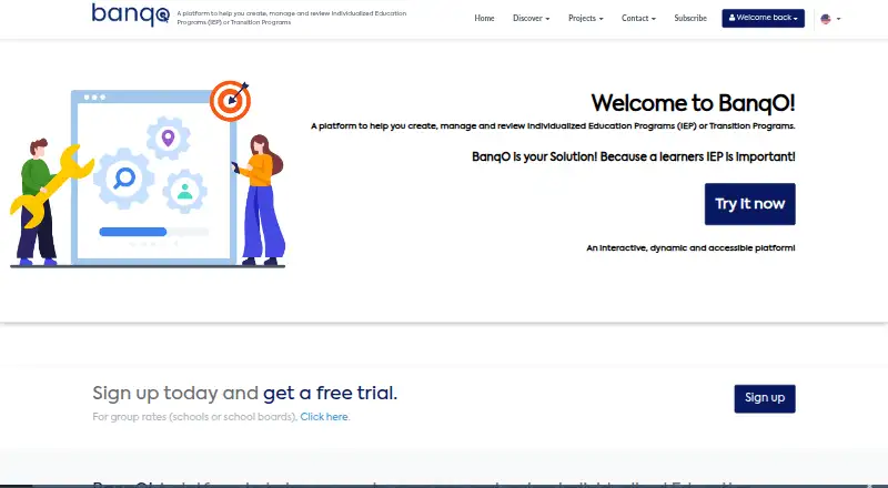 BanqO's website