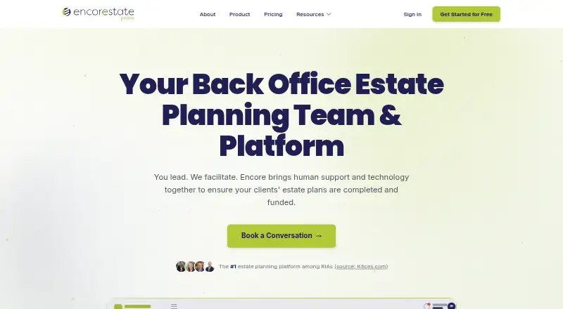 EncorEstate Plans's website