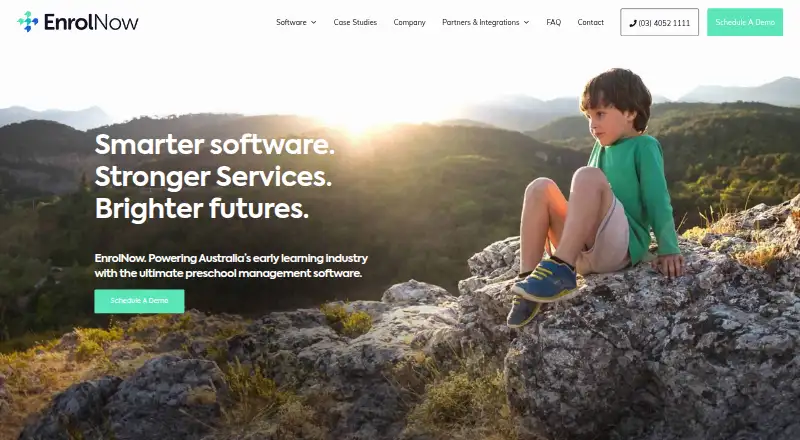 EnrolNow's website