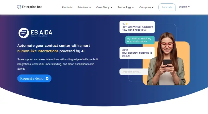 The Enterprise Bot homepage