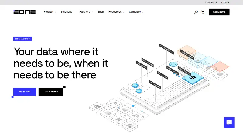 The SmartConnect homepage