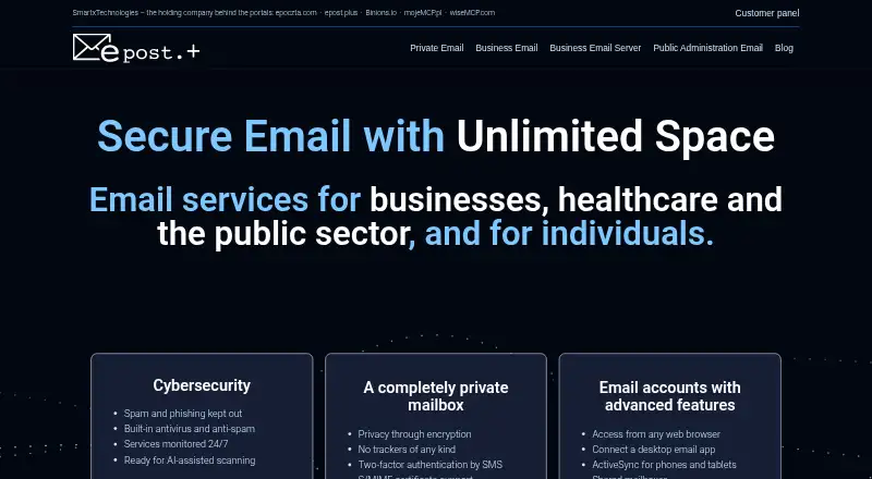 epost.plus's website