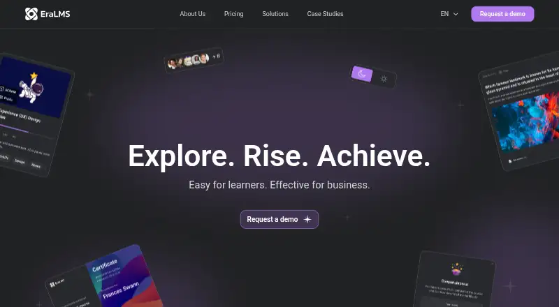 The EraLMS homepage