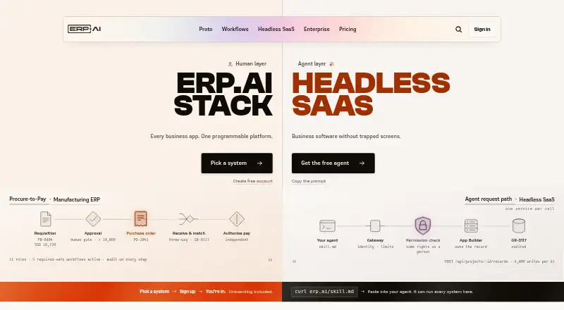 ERP·AI Education/Admissions CRM's website