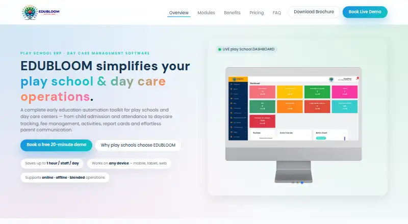 EDUBLOOM's website