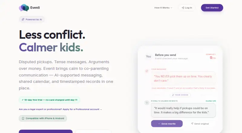 Evenli's website