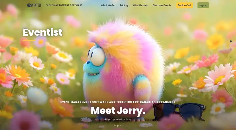 Eventist Studios's website