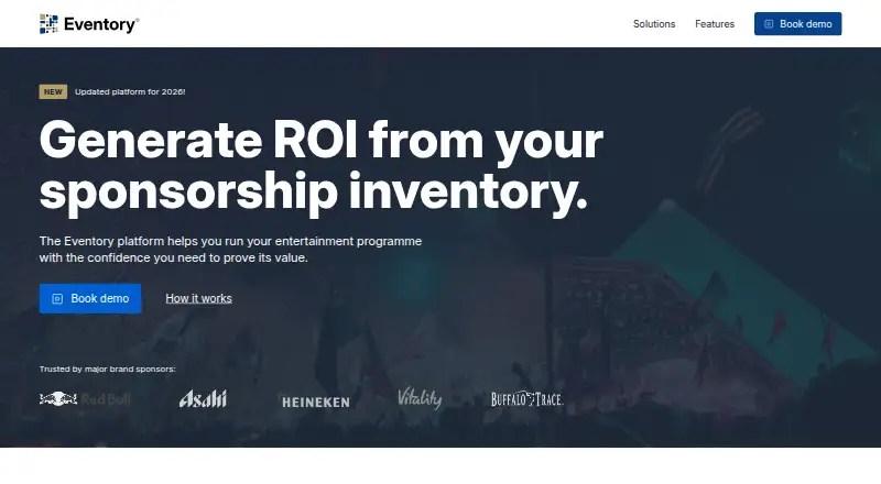 Eventory's website
