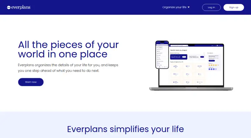Everplans's website