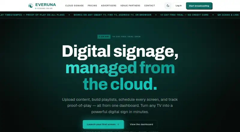 Everuna's website