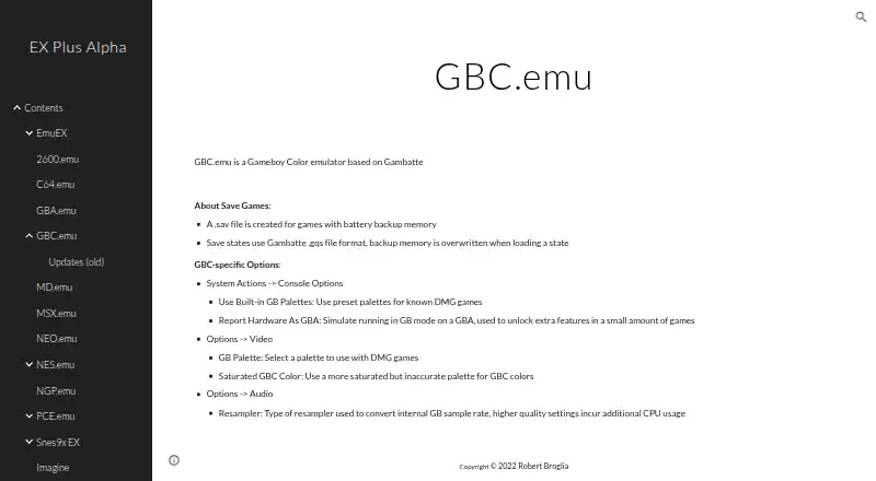 GBC.emu's website