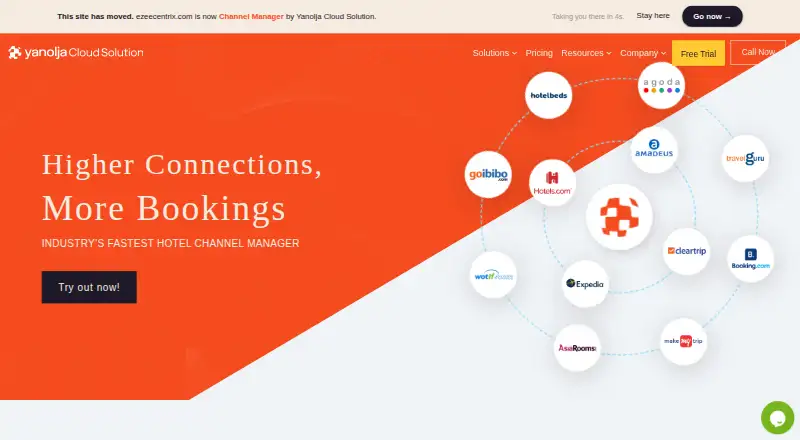 eZee Centrix's website