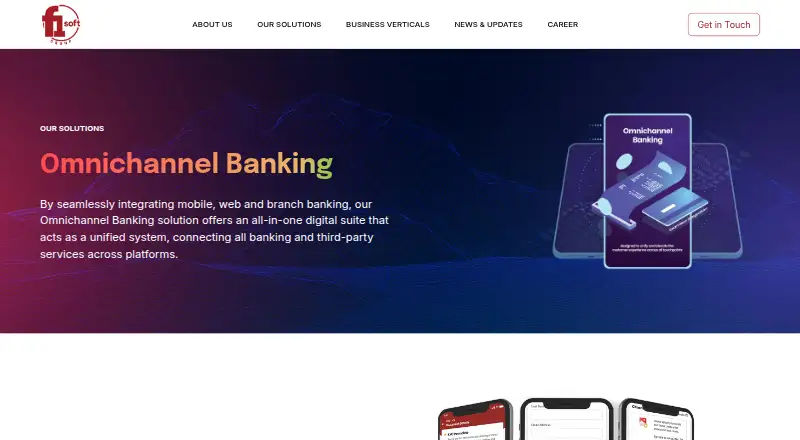 F1soft Digital Banking's website