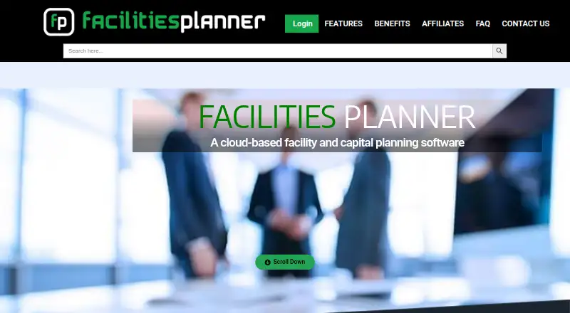 Facilities Planner's website