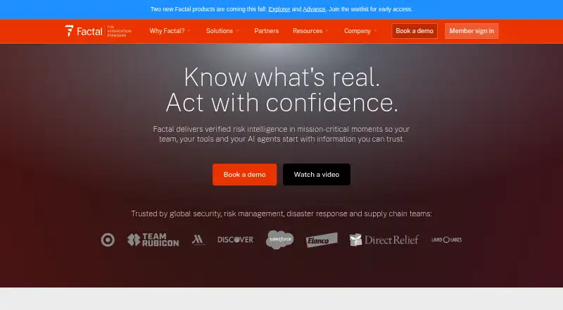 Factal's website