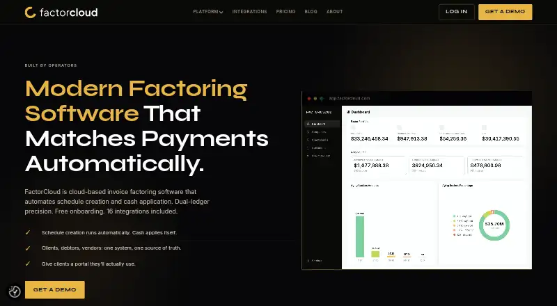 FactorCloud's website