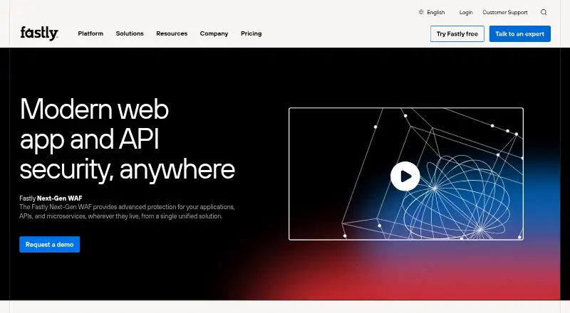 Fastly Next-Gen WAF's website