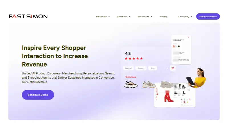 Fast Simon's website