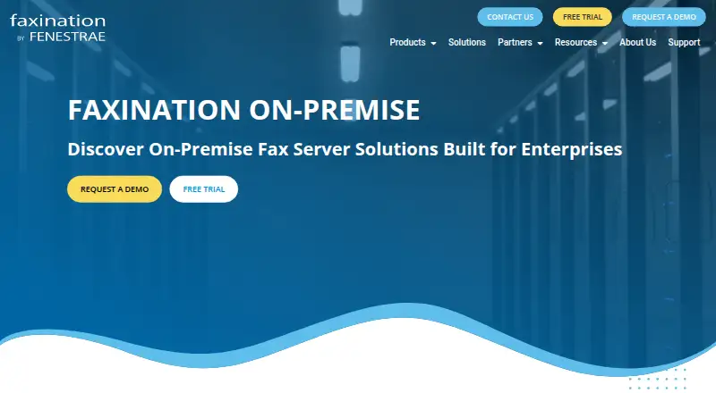 Faxination On-Premise's website