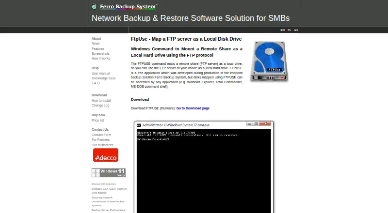 FTPUSE's website