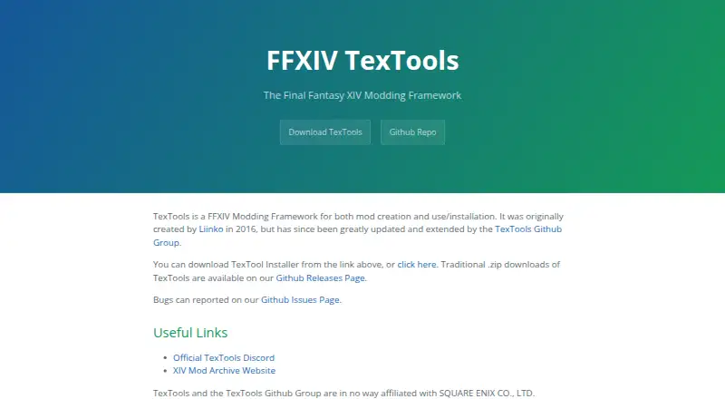 TexTools's website