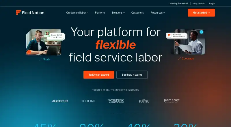 Field Nation's website