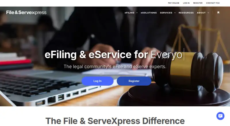 File & ServeXpress's website