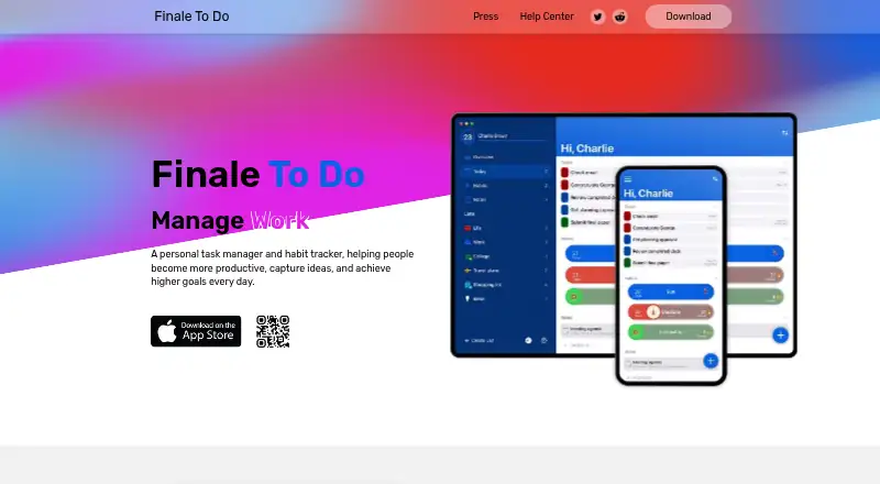 Finale To Do's website
