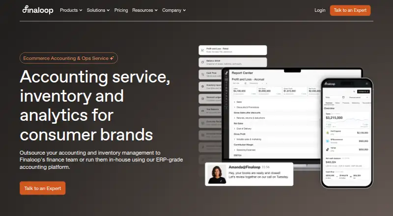 The Finaloop homepage