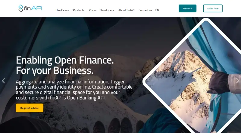 finAPI's website