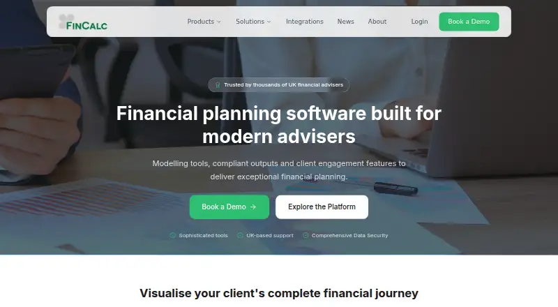 FinCalc's website