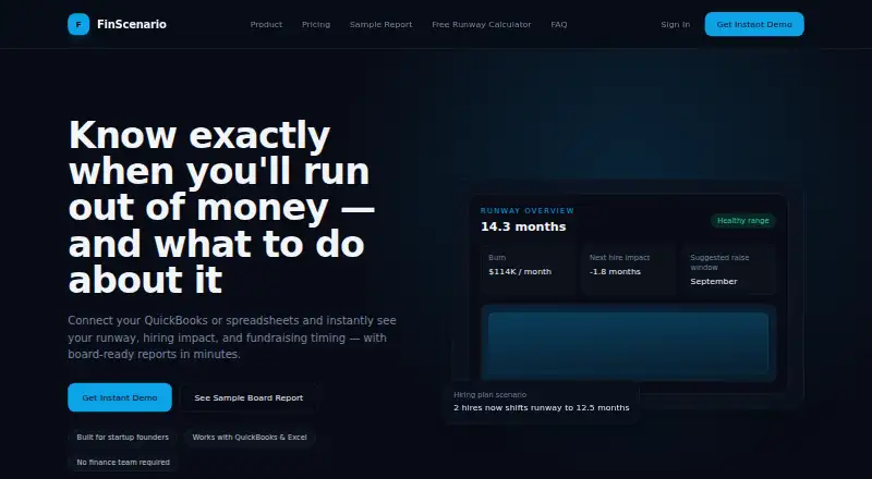 FinScenario's website