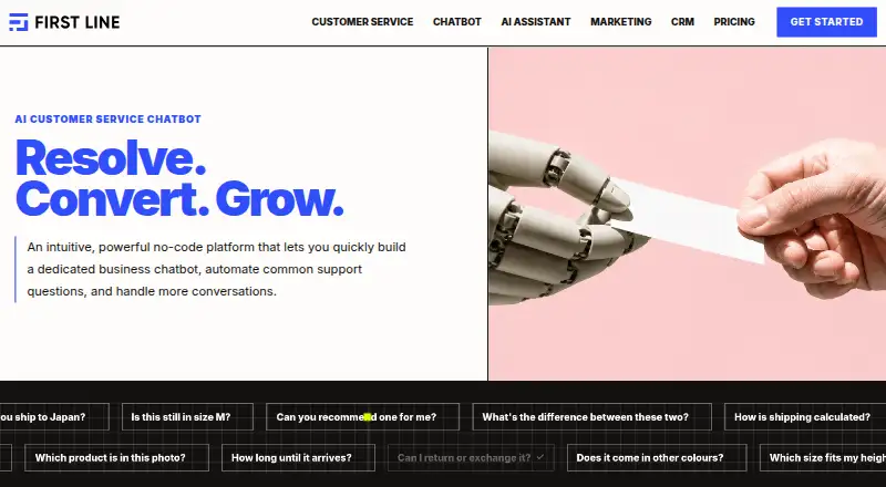 The FIRST LINE homepage