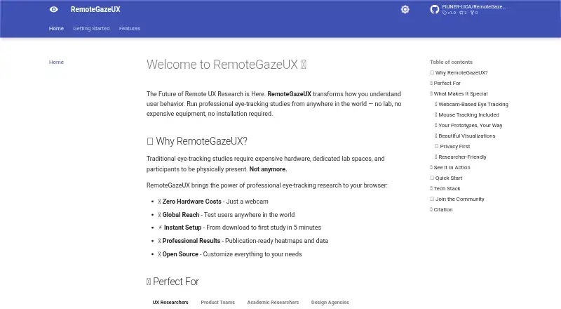 RemoteGazeUX's website