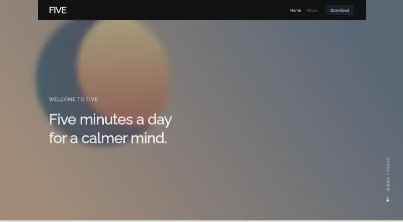 The FIVE homepage