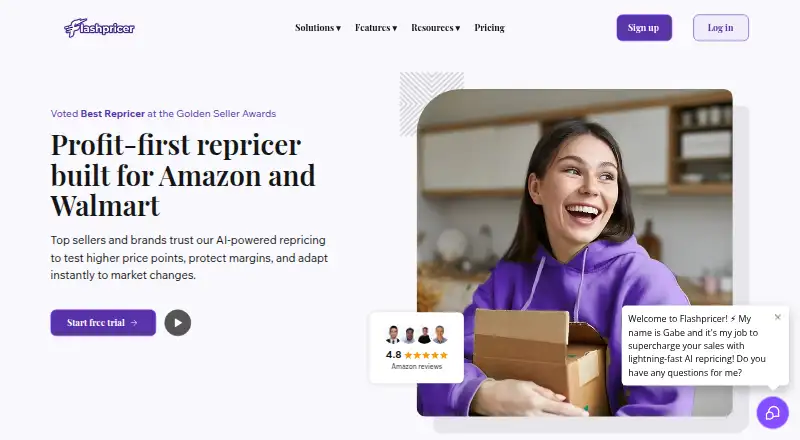 Flashpricer's website