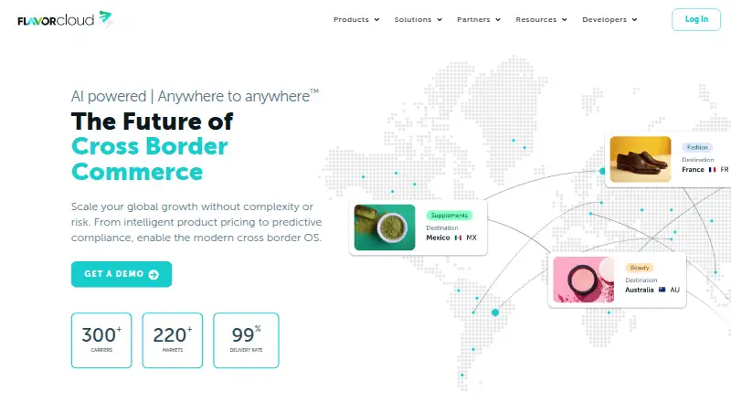 FlavorCloud's website