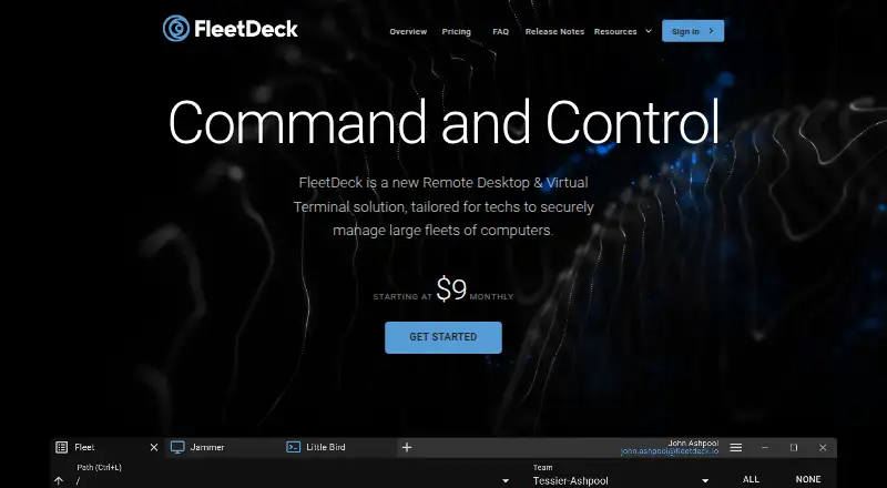 FleetDeck's website