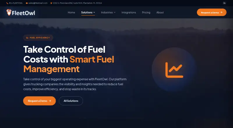 FleetOwl Fuel Management's website
